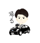 小顔な友達（個別スタンプ：3）