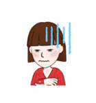 女の子の日常生活スタンプ！（個別スタンプ：32）