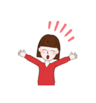 女の子の日常生活スタンプ！（個別スタンプ：38）