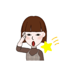 女の子の日常生活スタンプ！（個別スタンプ：40）