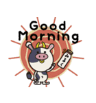 小さな帽子の動物達（個別スタンプ：1）