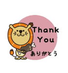 小さな帽子の動物達（個別スタンプ：6）