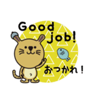小さな帽子の動物達（個別スタンプ：11）