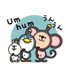 小さな帽子の動物達（個別スタンプ：15）