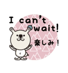 小さな帽子の動物達（個別スタンプ：33）