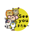 小さな帽子の動物達（個別スタンプ：37）