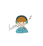 ヘッドフォン少年（個別スタンプ：8）
