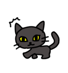 黒猫のミーチャ（個別スタンプ：6）