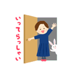 基本の言葉（ショートヘア）（個別スタンプ：21）