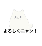 ねこが喋った！（個別スタンプ：3）