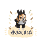 3チワワ’s。あぽろーるーしー。その2（個別スタンプ：8）
