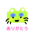 気遣いカラフルキャラクタースタンプ（個別スタンプ：3）