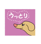 横顔犬 (よこがお けん)（個別スタンプ：27）