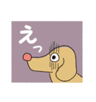 横顔犬 (よこがお けん)（個別スタンプ：28）