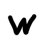 文字すたすたんふ（個別スタンプ：1）