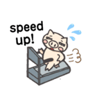 おぶぶたさん トレーニング編（個別スタンプ：10）