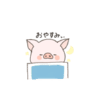 ぶたの使えるスタンプ（個別スタンプ：3）