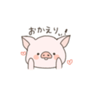 ぶたの使えるスタンプ（個別スタンプ：34）