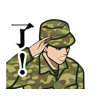 陸上自衛隊のLINEスタンプ6（個別スタンプ：8）