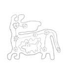 狂った私の言語化不可能な気持ち（個別スタンプ：3）