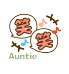 おばちゃん(Auntie)の 家庭連絡❤スタンプ（個別スタンプ：8）