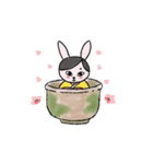 お茶うさぎ！（修正版）（個別スタンプ：3）