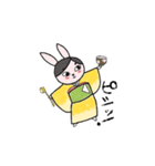 お茶うさぎ！（修正版）（個別スタンプ：9）