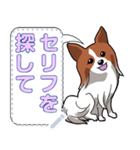 犬(パピヨン)セリフ個別変更可能136（個別スタンプ：20）