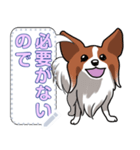 犬(パピヨン)セリフ個別変更可能136（個別スタンプ：22）