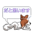 犬(パピヨン)セリフ個別変更可能136（個別スタンプ：24）