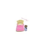 テディベア ローラちゃん（個別スタンプ：3）