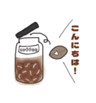 橙コーヒースタンプ（個別スタンプ：32）