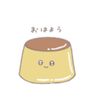 もちもちプリン（個別スタンプ：1）