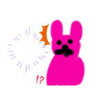 うさぎさんスタンプ☆☆（個別スタンプ：1）