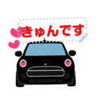 かっこいい黒い車のメッセージスタンプ（個別スタンプ：3）