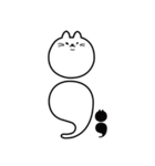 スマホ猫（個別スタンプ：7）