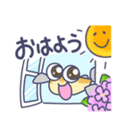 ゆけ！梅雨入りめだかちゃん（個別スタンプ：1）