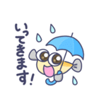 ゆけ！梅雨入りめだかちゃん（個別スタンプ：11）