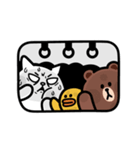 ブサカワくもくん×LINE FRIENDS：一日友達（個別スタンプ：4）