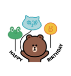 ブサカワくもくん×LINE FRIENDS：一日友達（個別スタンプ：10）