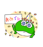ベルツノガエルのベルくん（個別スタンプ：30）