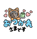 ちびミツ＆ニャンズ（個別スタンプ：22）