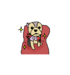 臆病なヨーキー（個別スタンプ：22）