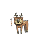 臆病なヨーキー（個別スタンプ：24）