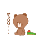 LINEFRIENDS ゆるっと使えるスタンプ（個別スタンプ：22）