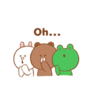 LINEFRIENDS ゆるっと使えるスタンプ（個別スタンプ：33）