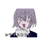 友達に使える！可愛い女の子スタンプ（個別スタンプ：5）