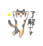 40匹のねこの、みんなで了解！（個別スタンプ：1）