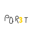 PQR3T（個別スタンプ：3）