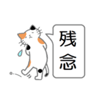 三毛猫の日常会話（個別スタンプ：12）